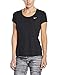 Nike Womens Dri-Fit Contour Short Sleeve - Large - Black