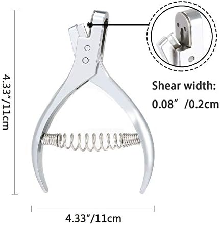 EXTCCT Pattern Notcher, Designer Tailor Sewing Pliers Pattern Punch Tool for Professinal and Home DIY Use