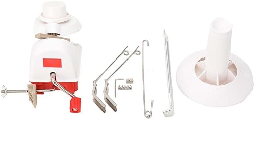 Miniatura 6 de WEBCAB Needlecraft - Enrollador de bolas de hilo de lana de gran capacidad, manual de lana para tejer, enrollador de bolas de cono de lana,