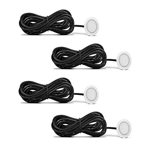 Kit Retrovisor Lcd c/Câmera de Ré 2x1 Sensor Estacionamento Branco