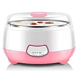 FUNCIONAMIENTO SIMPLE: Esta yogurtera es extremadamente fácil de operar y le permite preparar su yogur a la perfección. viene con un interruptor de encendido/apagado y una luz que indica que la unidad está funcionando. El temporizador en el costado le permitirá saber que su yogur está listo.