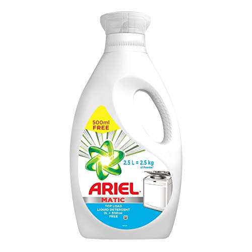 Image of Ariel Matic Top Load Detergent Washing Powder - 4 Kg+2 KG free & Ariel Matic Liquid Detergent Top Load 2 Ltr + 500 MilliLitre Free
