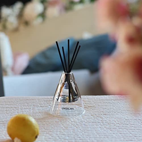 Undelms Reed Diffuser Set 6.7Oz Lemon & Sage Fragrance Diffuser All Natural Essential Oil & 8 Reed Diffuser Sticks Long-Lasting Fragrance Decor For Home Office Bathroom Desk… #TOP6