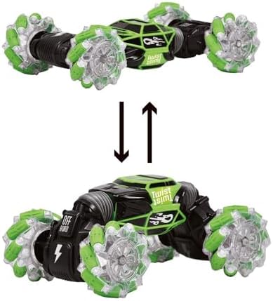 Voiture 4x4 télécommandée pour enfants Pilotez intuitiveMENT Cascades Noir