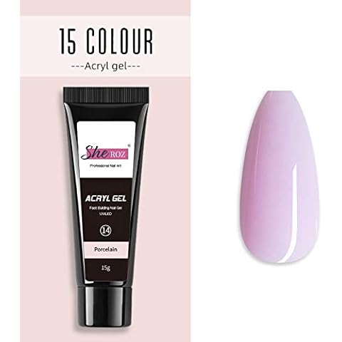 Poly Builder Gel Jelly Crystal Nail Art Glue Quick Extension POLYGEL Cover