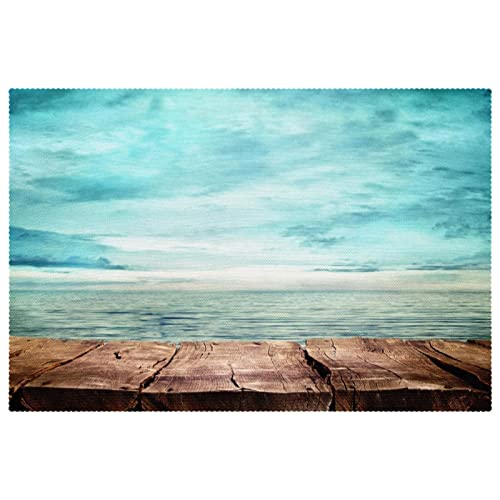 Set de table en laine premium tropical antidérapant et isolant pour table - 2
