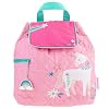 Stephen Joseph Kids Unisex Toddler Back to School Quilted Backpack Pink Unicorn One Size