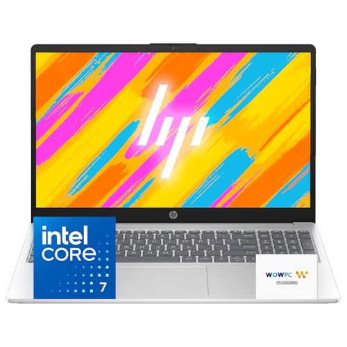 Image of HP 15 Business Laptop, New Intel Core 7 150U(10 cores, 5.4GHz), 15.6 inch FHD IPS Display, 16GB RAM, 1TB SSD, AI Copilot Key, Numeric Keypad, USB Type-C, HDMI, Wi-Fi 6, Windows 11 Home, WOWPC Accessory