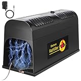 Upgraded Electric Mouse Trap Zapper, Electric Mice Traps for House Indoor Kill, Effective Electric Rat Traps Outdoor, Reusable and No Touch Rodent Control for Home Apartment Attic Garage Use