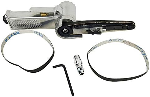 CGOLDENWALL Lijadora de banda neumática de grado industrial Máquina de arena Máquina neumática de banda amoladora angular Máquina pulidora