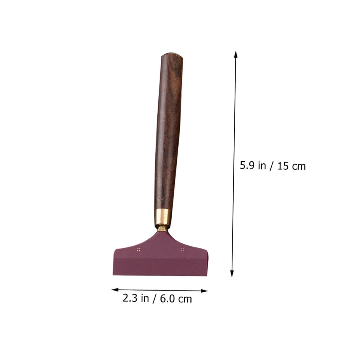 Unomor 2pcs Tea Tray Cleaning Scraper Silicone Ebony Tea Plate Cleaner for Easy Maintenance House Restaurant