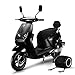 Produktbild Phantom City | E-Roller | E Moped | 24Ah Lithium-Akku | E Motorroller | Midnight Schwarz