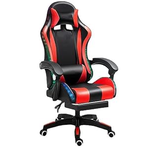 VOSMII Bureaustoelen Draaibare Computer Stoel Gaming Stoelen Eenvoudige Stijl van Frame Lederen Liftable Spons Vuller Comfortabele