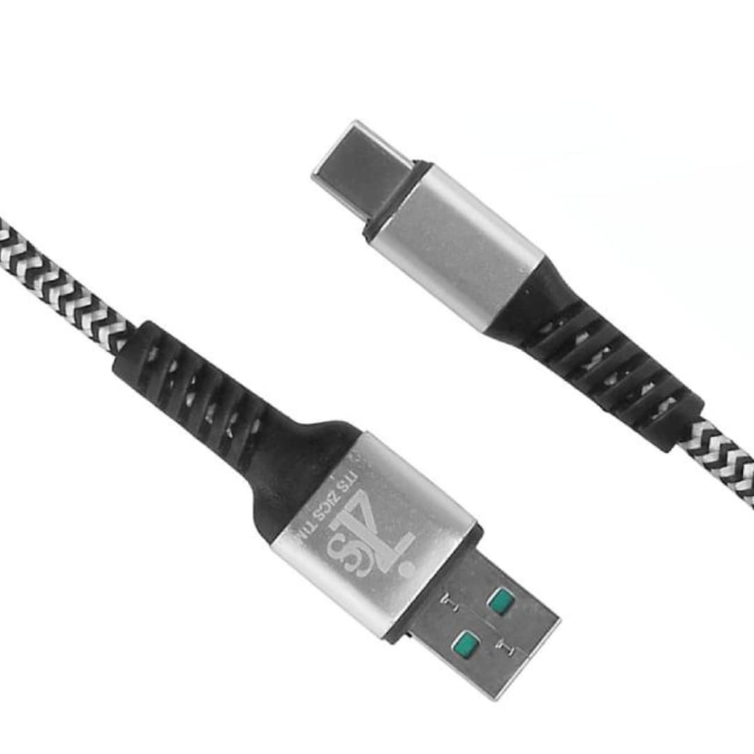 Zics Unbreakable 65W/3.4A Fast Charging 1m Braided Type C Cable for Smartphones,Tablets,Laptops & other Type C devices,PD Technology,480Mbps Data Sync,Silver (B0BQ7DN6Q7) Amazon Price History, Amazon Price Tracker