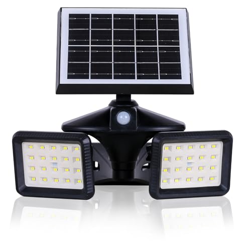 EMANER Motion Sensor Solar Light Outdoor, 5000mAh Dusk to...