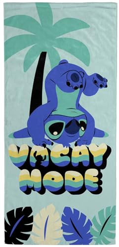 Jay Franco Disney Lilo & Stitch Kids Bath Pool Beach Towel - Super Soft & Absorbent 100% Cotton Towel, Measures 28 x 58