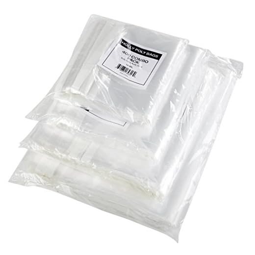 Strong Clear Poly Bag Set for Packaging