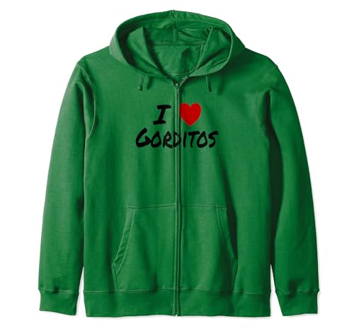 I Heart (Love) Gorditos Gorditos Sexy Preferencia Española Lindo Sudadera con Capucha