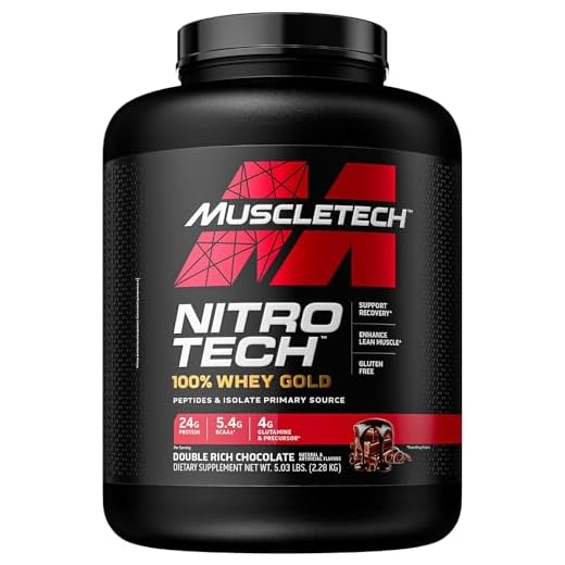 Muscletech Nitrotech Whey Gold Performance Series – 5.54 lbs, 2.51 kg (Double Rich Chocolate)