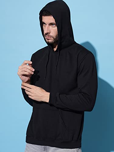 Image of Men's Cotton Blend Hooded Sweatshirt