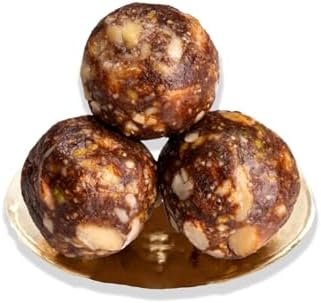 GO DESi - Dry Fruit Ladoo | Made with 95% Dry Fruits & 5% Honey | Indian Mithai | Laddu | Laddoo | Sweets Gift Pack | No Added Sugar | 200 grams