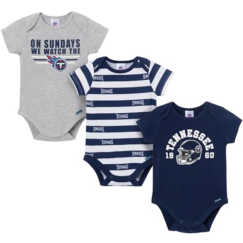 Image of Gerber NFL Baby Boys 3-Pack Onesie Bodysuit