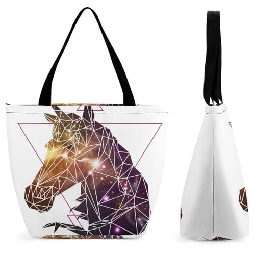 Sac à bandoulière licorne lumineuse cadeau femme original voyage