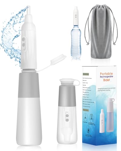 Bidet Portatile Elettrico da 270 ml, Doccia Bidet ad Alta Pressione che Sostituisce la Carta...