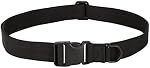 TXIN Ceinture tactique, Ceintures en toile de taille militaire en nylon pour hommes avec boucle réglable et à libération rapide, noir