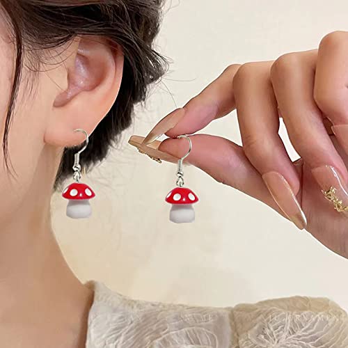 100Pcs Mushroom Charms Cute Set Mushroom Resin Charms Mushroom Micro Landscape Ornament Scrapbooking Garden Potted Plants Decoration #TOP5