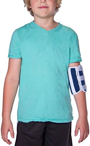 BraceAbility Pediatric Elbow Immobilizer - Arm Restraint Brace and Extension Splint to Keep Arm Straight for Toddlers / Children / Kids (Small)