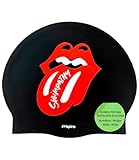 IMSPIRA Gorro Natacion Silicona Swimpathy Unisex Gorro Piscina Diseño Rock Hombre competicion Gorra Natacion Entrenamiento intensivo Deporte acuatico Aguas Abiertas Triatlon aquagym Waterpolo