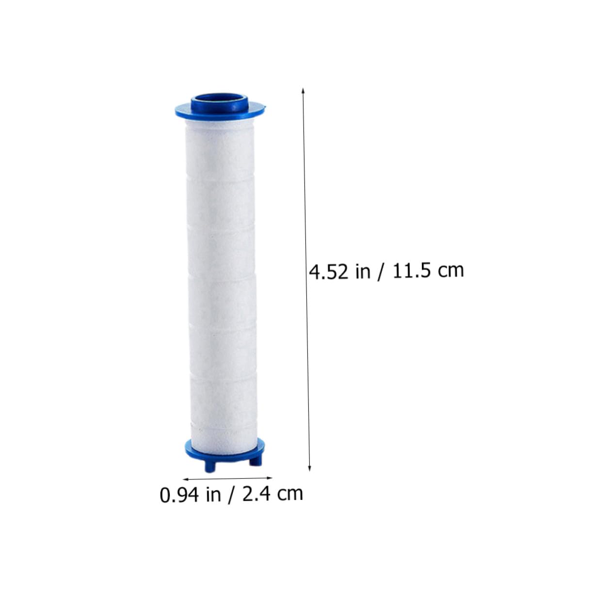 Paquete de 5 filtros de ducha de alta presión, filtros de baño reemplazables con núcleo de algodón PP para eliminar impurezas de agua dura y cartuchos de fácil limpieza para duchas refrescantes