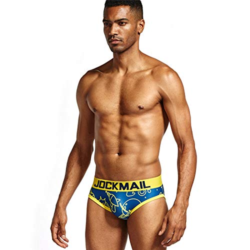 JOCJMAIL Mens Briefs Mens Comfortable Underwear Playful Printed Men Briefs Mens Low Rise Underwear2