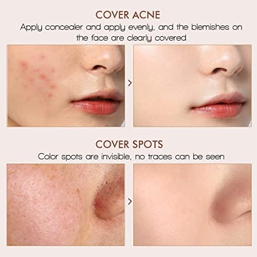 Professional 10 Color Correcting Concealer Palette,Full Coverage, Longwear, Brightening, Matte Finish, Cream Contouring Makeup Kit for Tattoo Concealer Dark Circles Redness Scars Eye bags