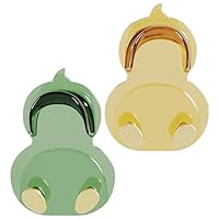 Amosfun 2pcs Cartoon Wall Hooks Adhesive Sticky Hooks for Keys Bags and Bathroom Accessories Easy to Install Space-Saving Design