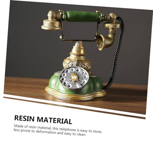 Téléphone rétro de bureau élégant et accessoire maison classique chic - 4