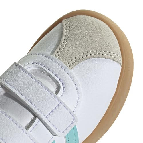 Image of adidas Boys Vl Court 3.0 Slip On Sneakers Shoes Casual - Pink, White