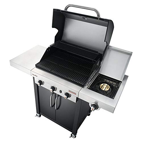 Char-Broil Professional 3400B - 3 Brenner Gasgrill mit Seitenbrenner, Schwarz