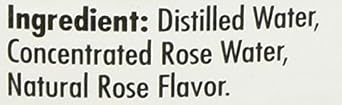 Sadaf Rose Water Glass Bottle, 10 fl. oz.