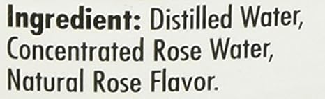 Sadaf Rose Water Glass Bottle, 10 fl. oz.