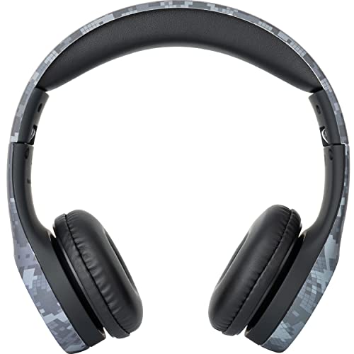 Image of Snug Play+ Kids Headphones - Volume Limited 93dB for Safe Listening - Foldable, Durable Headphones for Toddlers, Boys & Girls - Tangle-Free Cord - Ideal for Travel, School, Tablets - Black Digi Camo