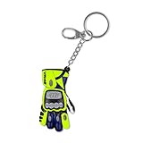 Figura3D Valentino Rossi Vr46 Classic-Zubehör, Schlüsselanhänger Unisex Adult, Multicolor, 4,5x2cm