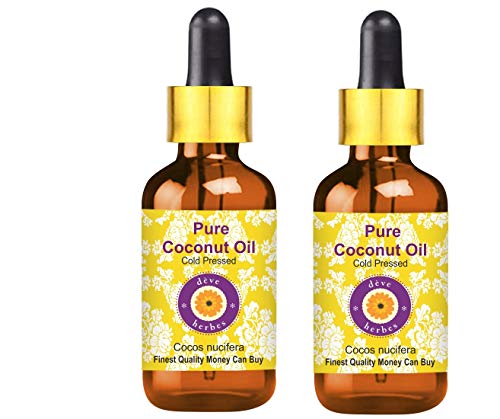 Huile de Noix de Coco Qualité Thérapeutique Naturelle Pure Deve Herbes
