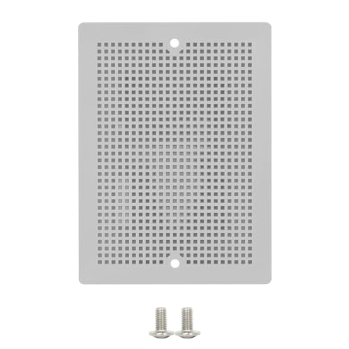LeMotech Mounting Plate for Junction Box, ABS Plastic Internal Panel w/Screws for Installation on Electrical Box with Latches 7.56"x5.55"