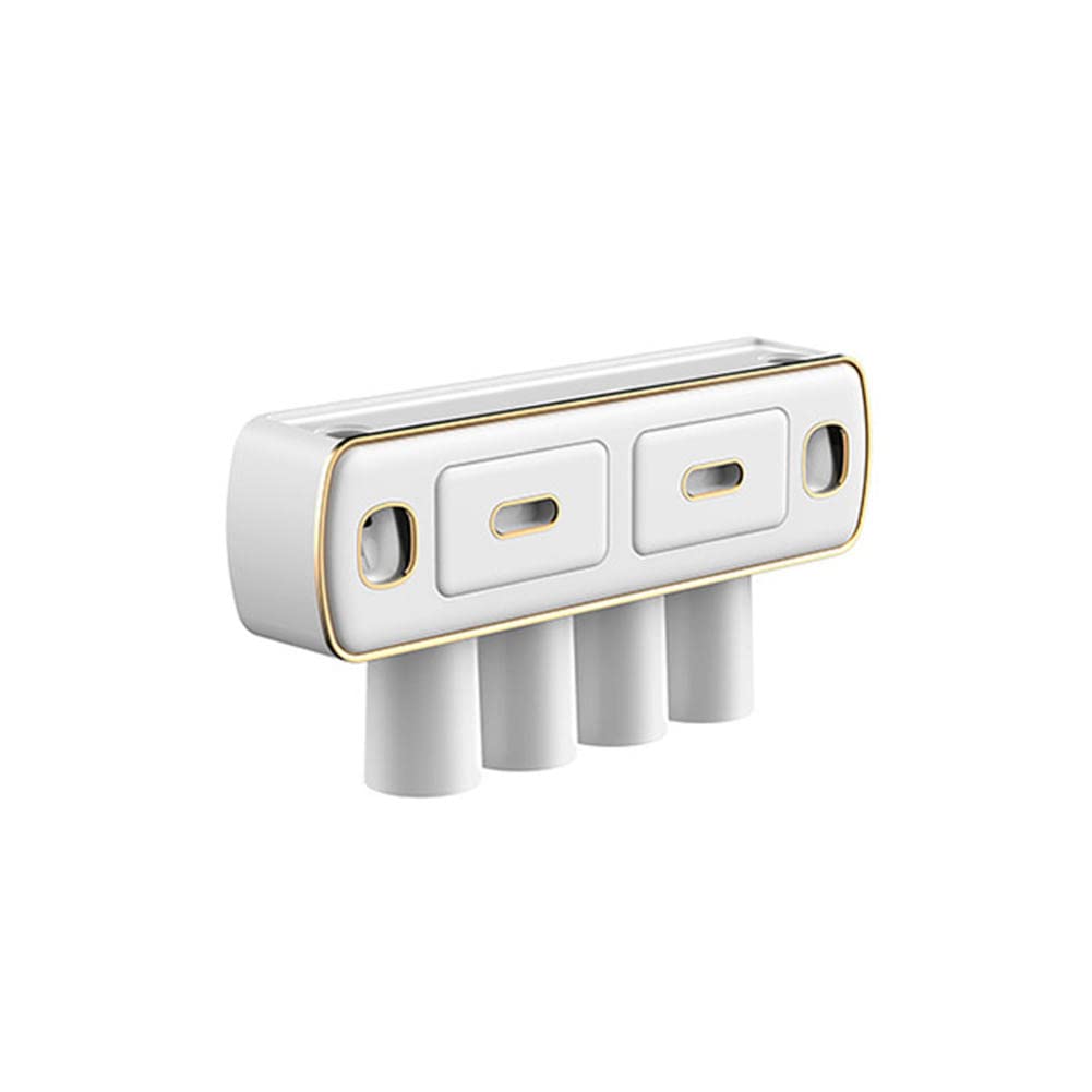 Support de brosse à dents mural blanc pour organiser votre salle de bain