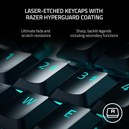 Razer Deathstalker V2 Pro Wireless Gaming Keyboard: Low-Profile Optical Switches - Linear Red - Hyperspeed Wireless & Bluetooth 5.0-40 Hr Battery - Ultra-Durable Coated Keycaps - Chroma Rgb #TOP5