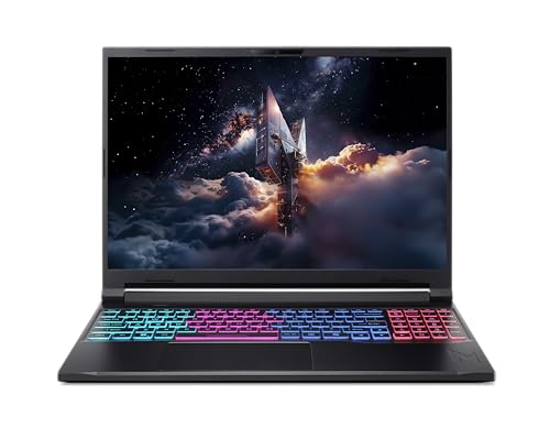 acer Nitro V 16S, ANV16S-71 Ultrabook/Laptop, Gaming Notebook, 16 Inch WQXGA 2560x1600 180Hz, Intel Core Ultra 9 270H, 32GB RAM, 1TB SSD, NVIDIA GeForce RTX 5070, Windows 11, Black