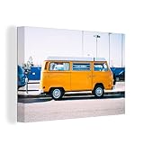 Stabiler Rahmen: Die Leinwand wird auf einen 2 cm dicken Holzrahmen gespannt. Das Bild ist direkt fertig, um aufgehängt zu werden und hält jahrelang!