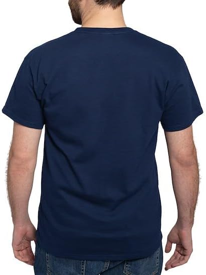 CafePress Custom Personalized U.S. Navy Proud Personalized Dark T Shirt Men's 100% Cotton, Classic Graphic White T-Shirt